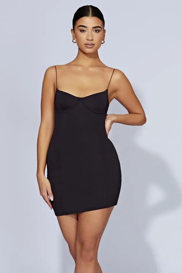 Dresses Women Meshki Misty Contour Mini Dress 8211 Black