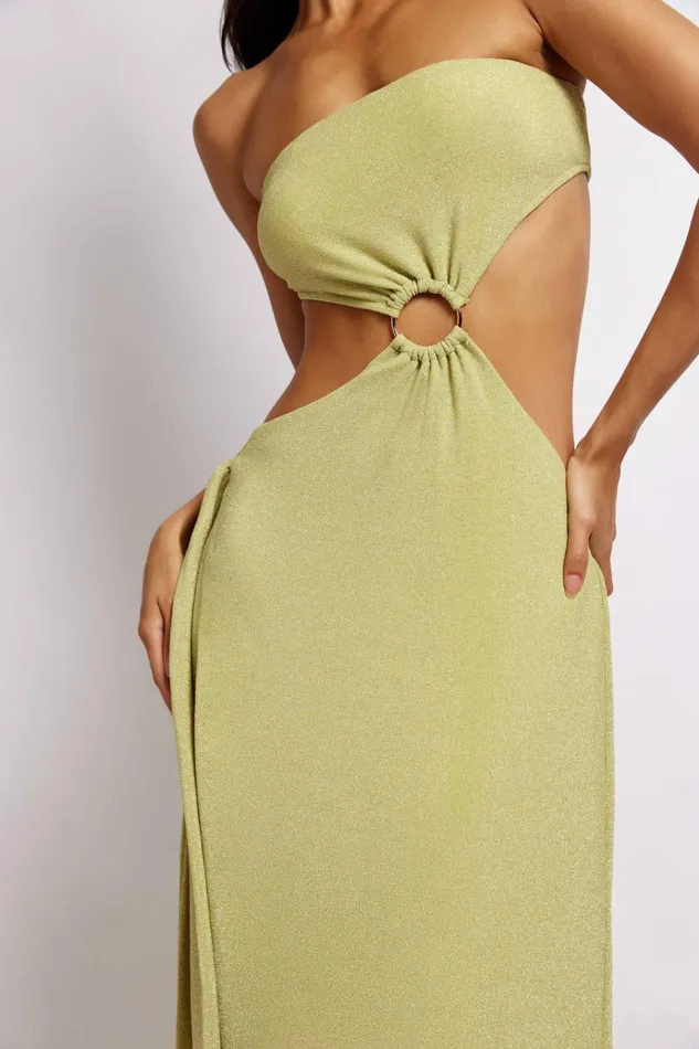 Dresses Women Meshki Sierra Strapless Shimmer Dress 8211 Green Shimmer Dresses Women Meshki Sierra Strapless Shimmer Dress 8211 Green Shimmer
