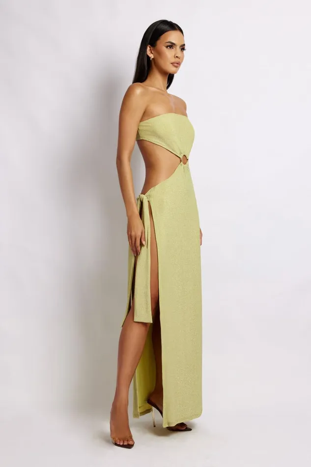 Dresses Women Meshki Sierra Strapless Shimmer Dress 8211 Green Shimmer Dresses Women Meshki Sierra Strapless Shimmer Dress 8211 Green Shimmer