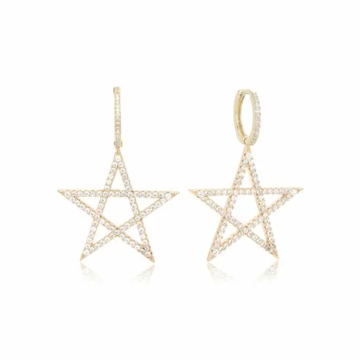 Earrings Women Vintage Havana Navy Earring