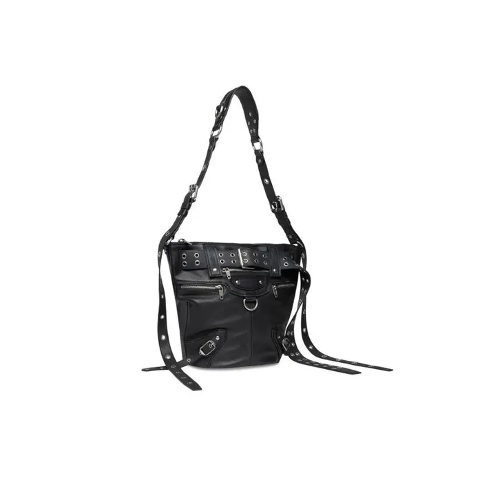Emo Bucket Bag In Black WomenMen Balenciaga Handbags