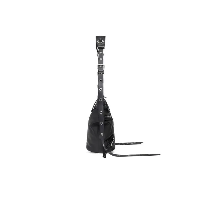 Emo Bucket Bag In Black WomenMen Balenciaga Handbags