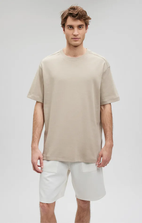Essential Crew Neck TShirt In Pure Cashmere Men Mavi Jeans TShirts Essential Crew Neck TShirt In Pure Cashmere Men Mavi Jeans TShirts