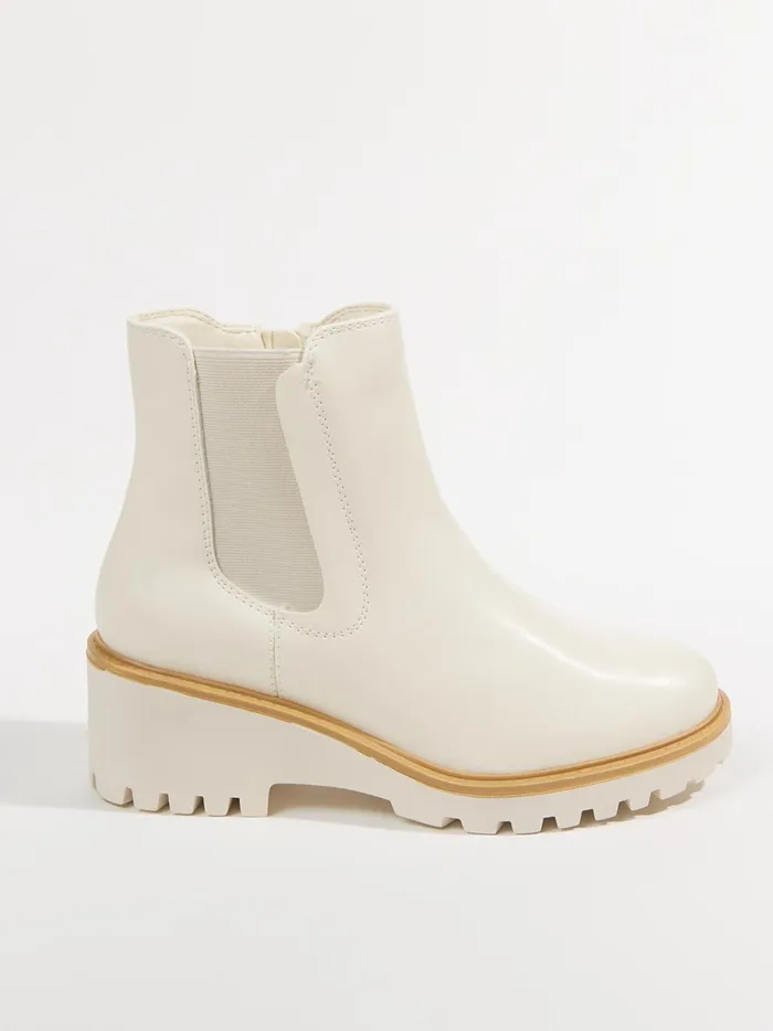 Ezri Wedged Boots Bone Women Altar039d State Boots Booties