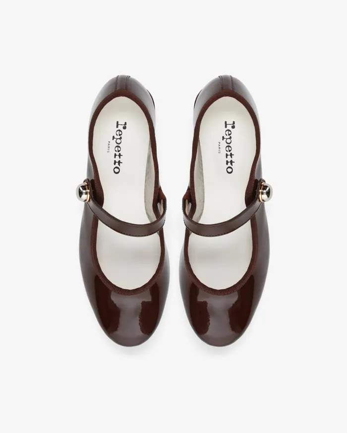 Fabienne Mary Janes Ristretto Brown Women Repetto Pumps and Heels Fabienne Mary Janes Ristretto Brown Women Repetto Pumps and Heels