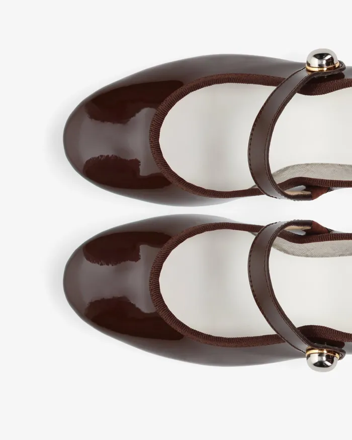 Fabienne Mary Janes Ristretto Brown Women Repetto Pumps and Heels Fabienne Mary Janes Ristretto Brown Women Repetto Pumps and Heels