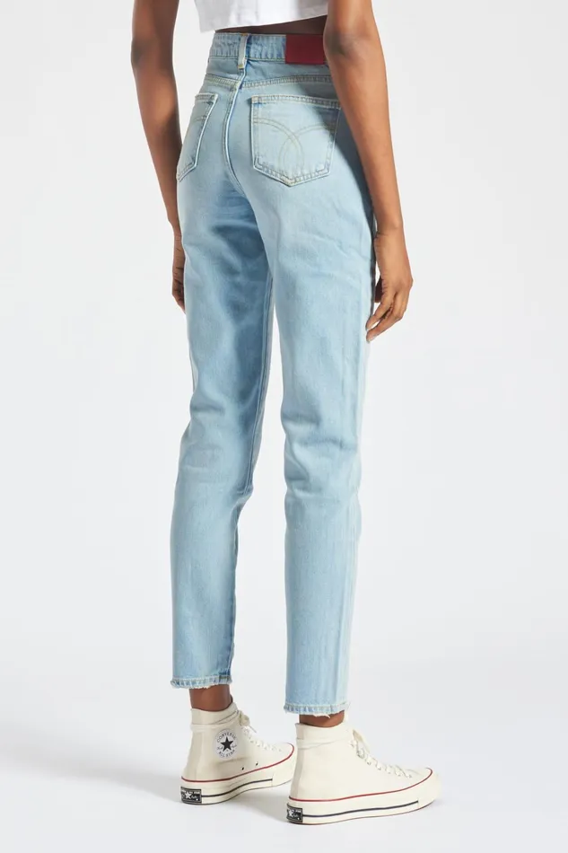 Fiorucci Jeans and Denim Tara Tapered Jeans Blue Blue 8211 Women