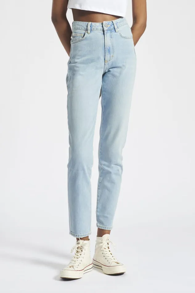 Fiorucci Jeans and Denim Tara Tapered Jeans Blue Blue 8211 Women