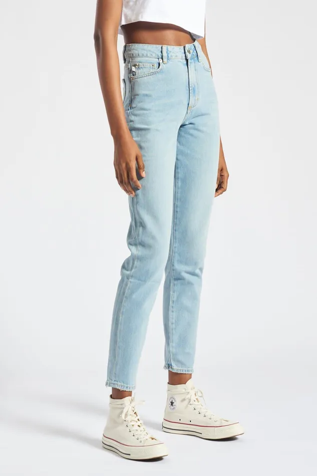 Fiorucci Jeans and Denim Tara Tapered Jeans Blue Blue 8211 Women