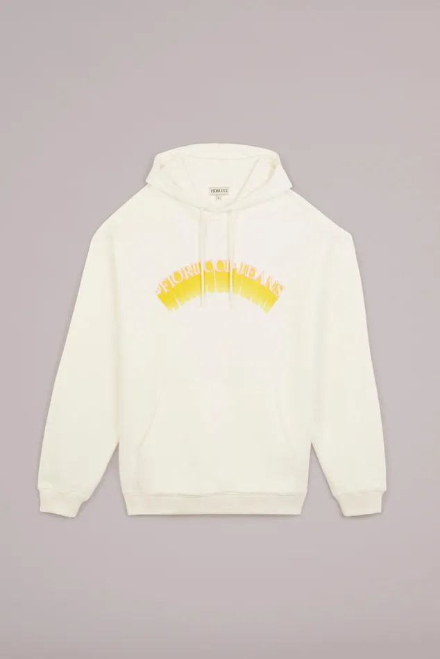 Fiorucci Sweatshirts and Hoodies Jeans Logo Hoodie Off White Off White 8211 Men