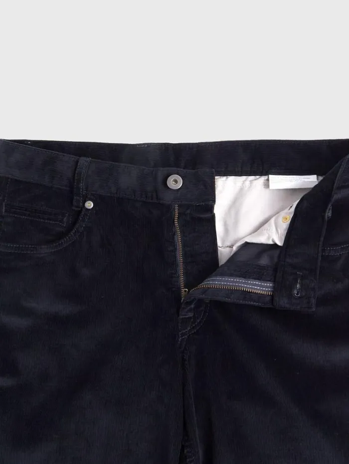 Five Pocket Corduroy Trouser Navy Men Paul Stuart Pants