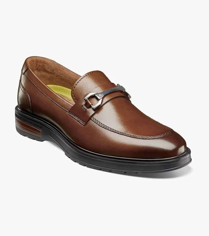 Florsheim Astor Moc Toe Bit Loafer Cognac Men Dress Shoes