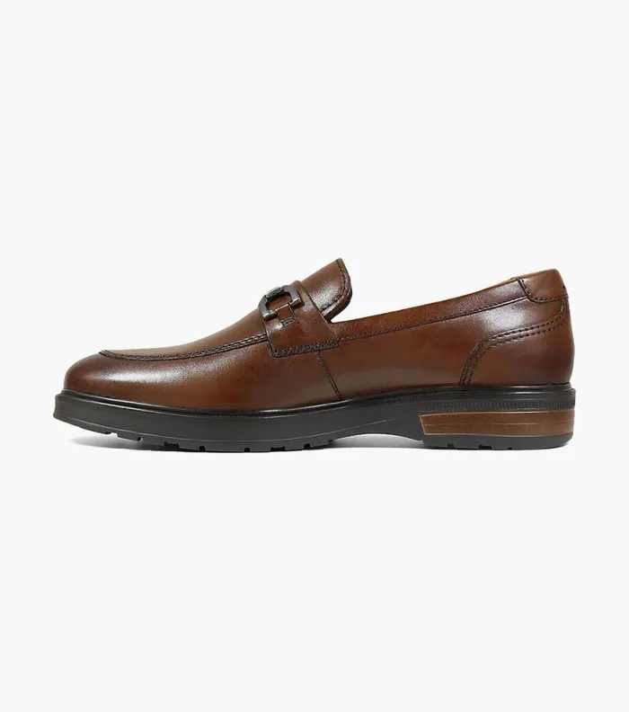 Florsheim Astor Moc Toe Bit Loafer Cognac Men Dress Shoes