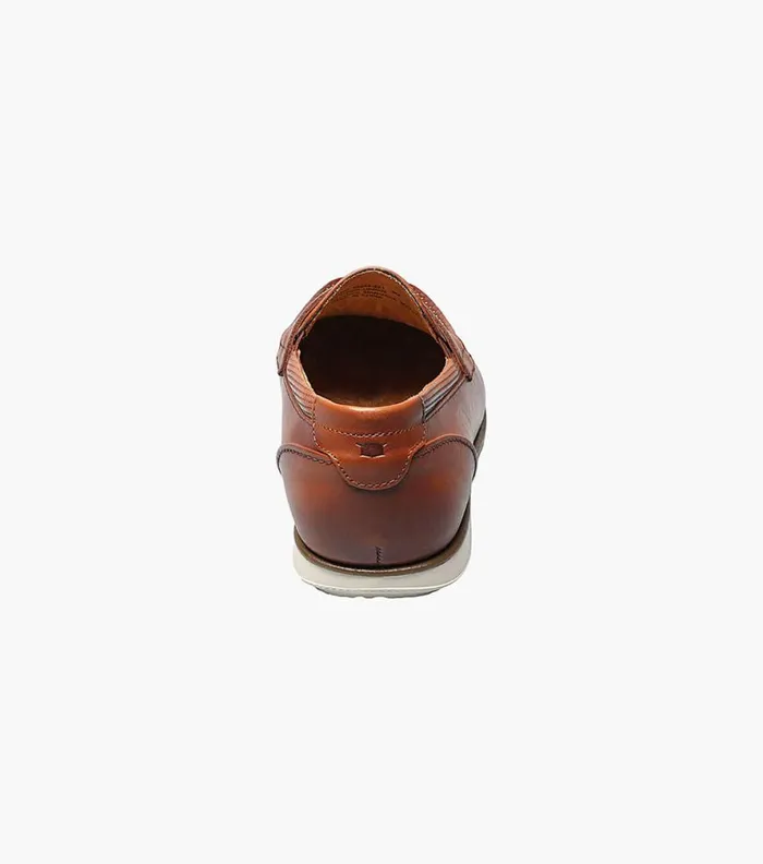 Florsheim Atlantic Moc Toe Penny Loafer Cognac Men Casual Shoes