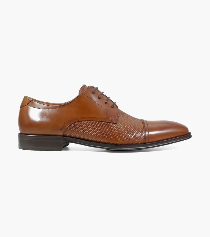 Florsheim Belfast Cap Toe Oxford Cognac Men Dress Shoes
