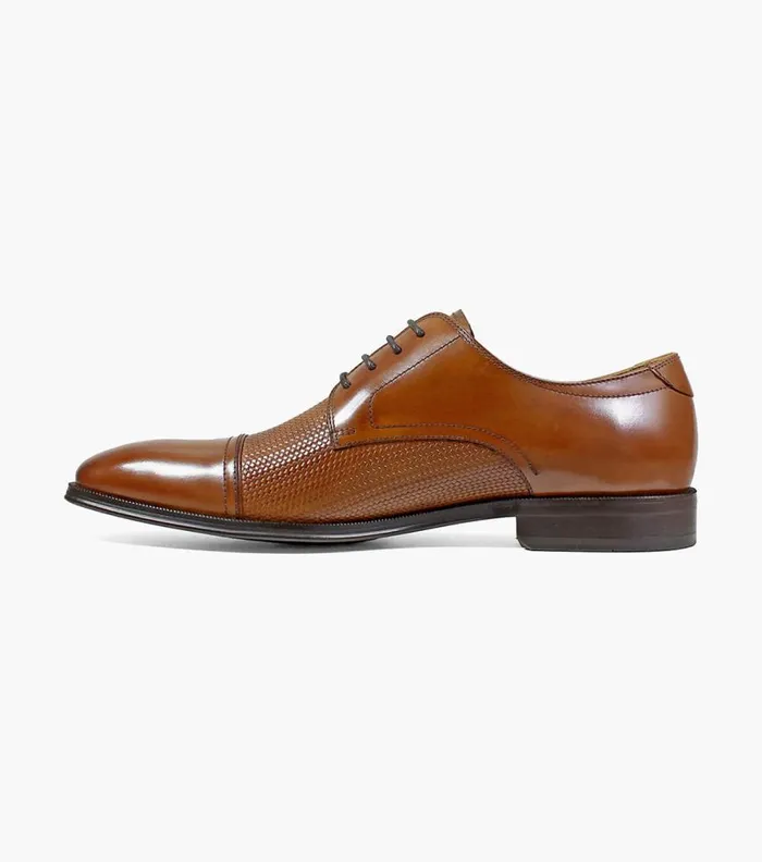 Florsheim Belfast Cap Toe Oxford Cognac Men Dress Shoes