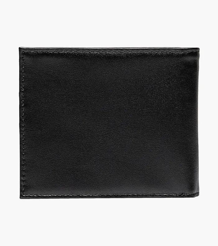 Florsheim Bifold Wallet Black Black Men Small Leather Goods