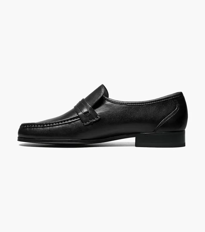 Florsheim Como Moc Toe Bit Loafer Black Men Dress Shoes