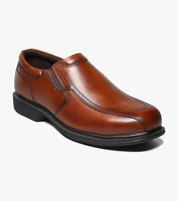 Florsheim Coronis Steel Toe Bike Toe Slip On Brown Men Safety Shoes