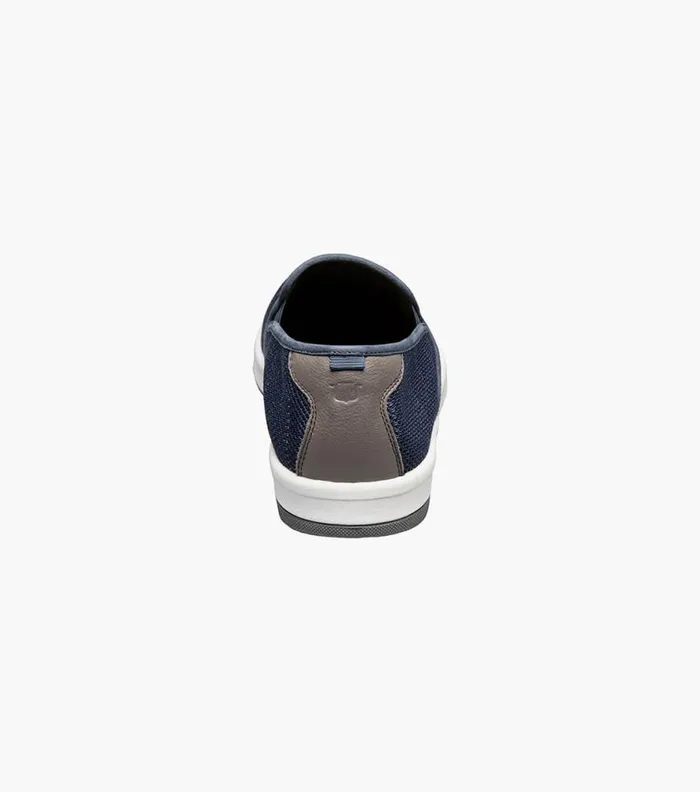 Florsheim Crossover Knit Plain Toe Slip On Sneaker Navy Men Casual Shoes