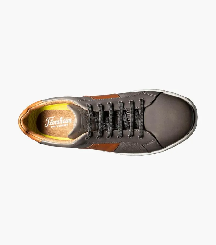 Florsheim Crossover Lace To Toe Sneaker Gray Men Casual Shoes