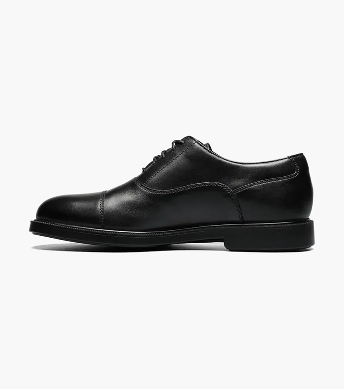 Florsheim Dailey Cap Toe Oxford Black Men Dress Shoes