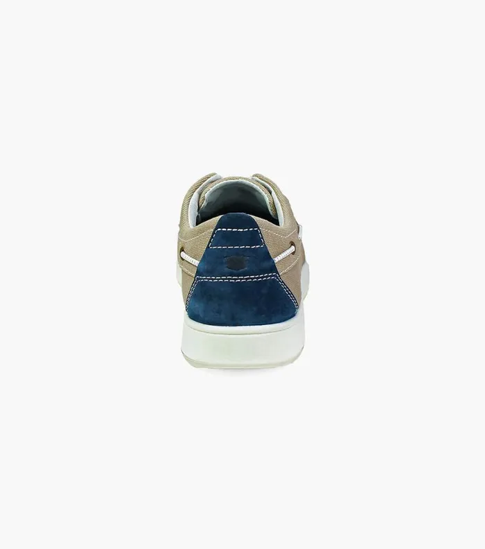 Florsheim Edge Moc Toe Boat Shoe Khaki Men Casual Shoes