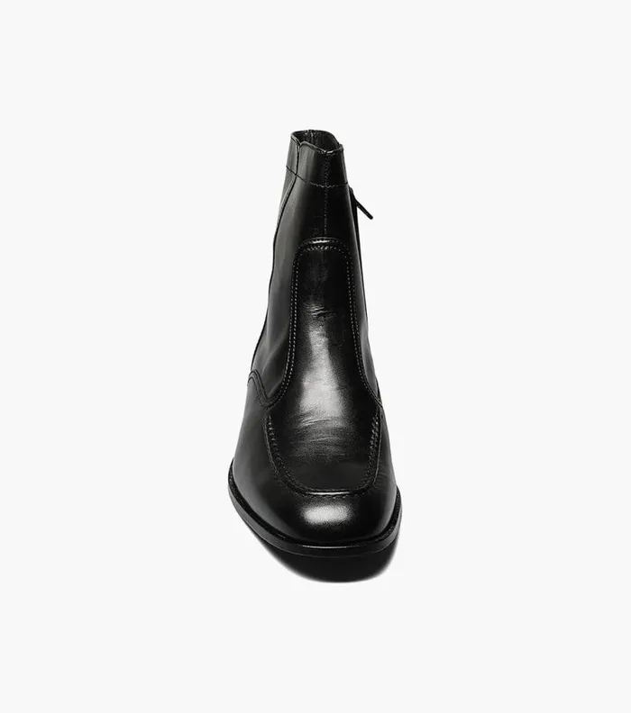Florsheim Essex Moc Toe Zipper Boot Black Men Dress Shoes