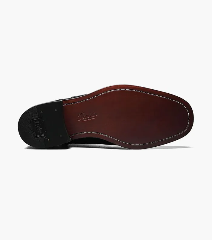 Florsheim Essex Moc Toe Zipper Boot Black Men Dress Shoes