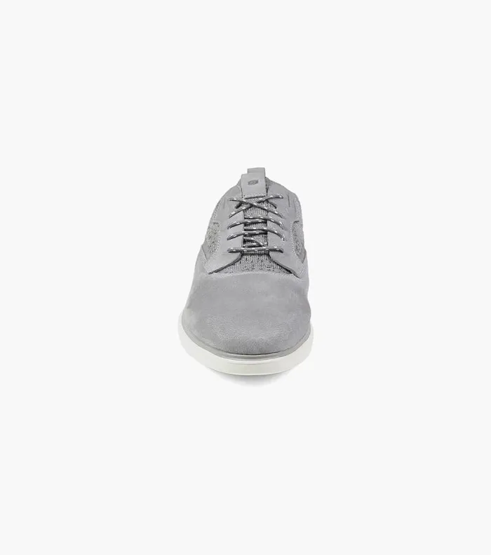 Florsheim Fuel Knit Plain Toe Oxford Light Gray Men Casual Shoes