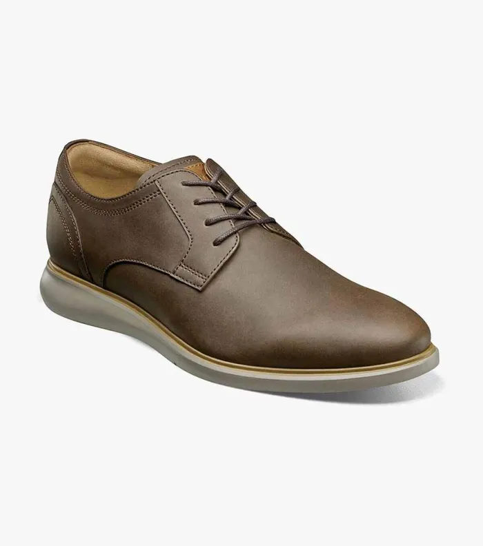 Florsheim Fuel Plain Toe Oxford Brown Ch Men Casual Shoes