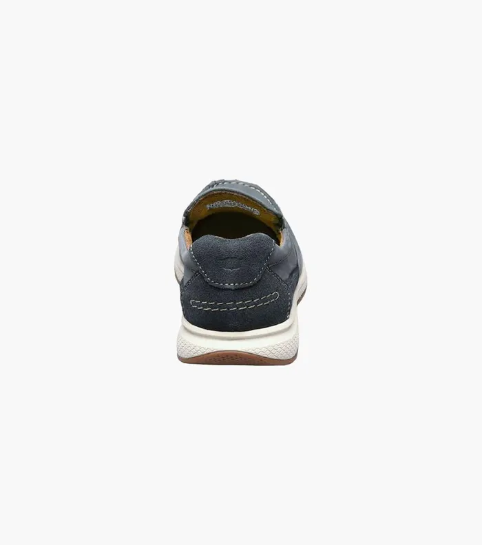 Florsheim Great Lakes Jr Boys Moc Toe Slip On Indigo Kids Casual Shoes