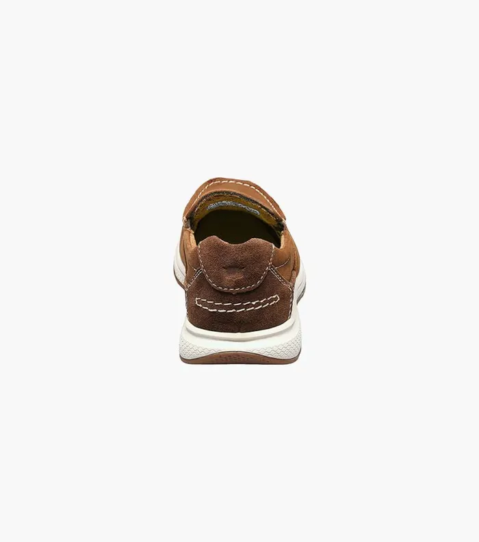 Florsheim Great Lakes Jr Boys Moc Toe Slip On Stone Kids Casual Shoes