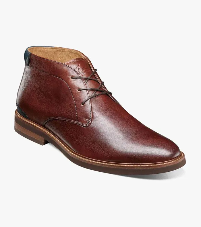 Florsheim Highland Plain Toe Chukka Boot Brown Men Casual Shoes
