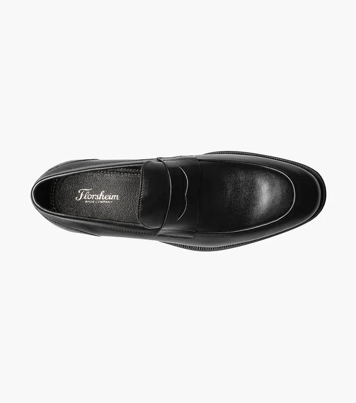 Florsheim Jetson Moc Toe Penny Loafer Black Men Dress Shoes