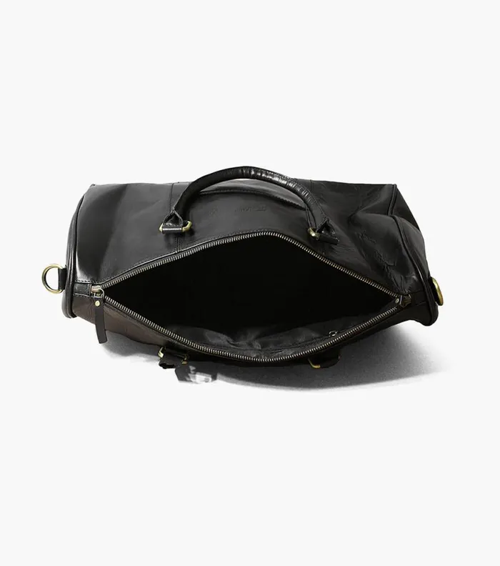 Florsheim Kendall Leather Gym Bag Black Men Bags