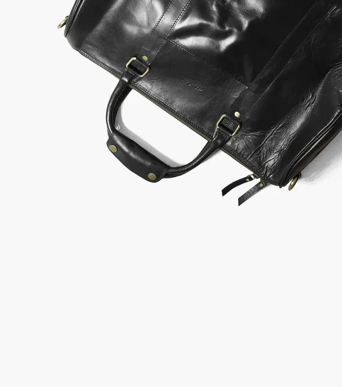 Florsheim Kendall Leather Gym Bag Black Men Bags
