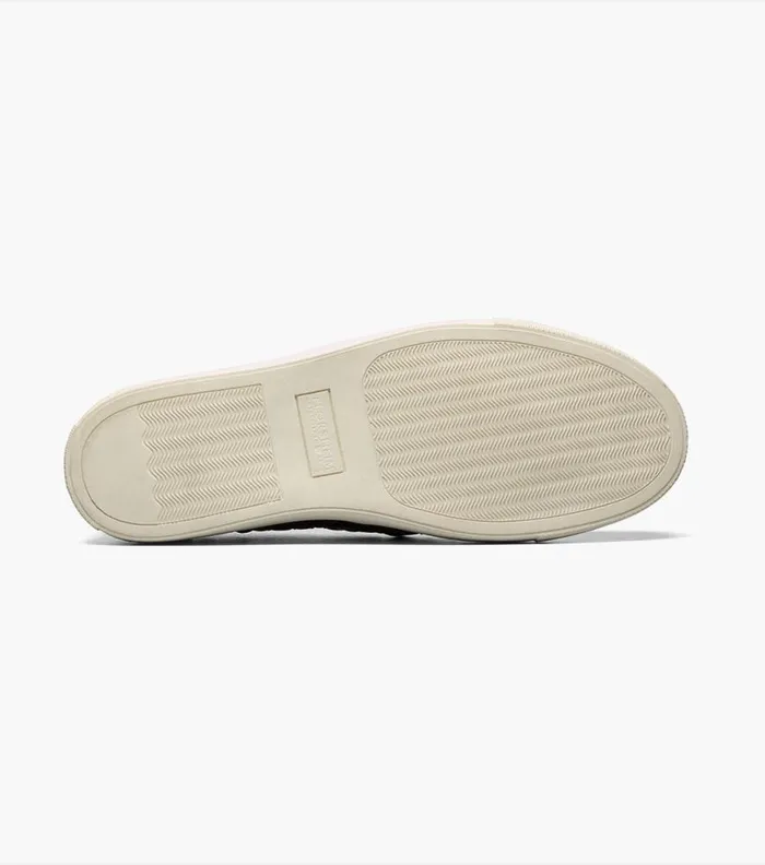 Florsheim Lattice Plain Toe Slip On Black Men Casual Shoes