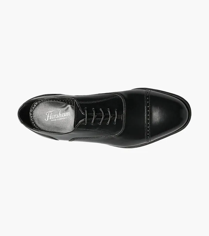 Florsheim Lexington Cap Toe Oxford Black Men Dress Shoes