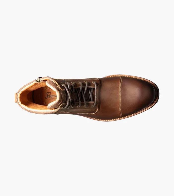 Florsheim Lodge Cap Toe Lace Up Boot Brown Ch Men Casual Shoes