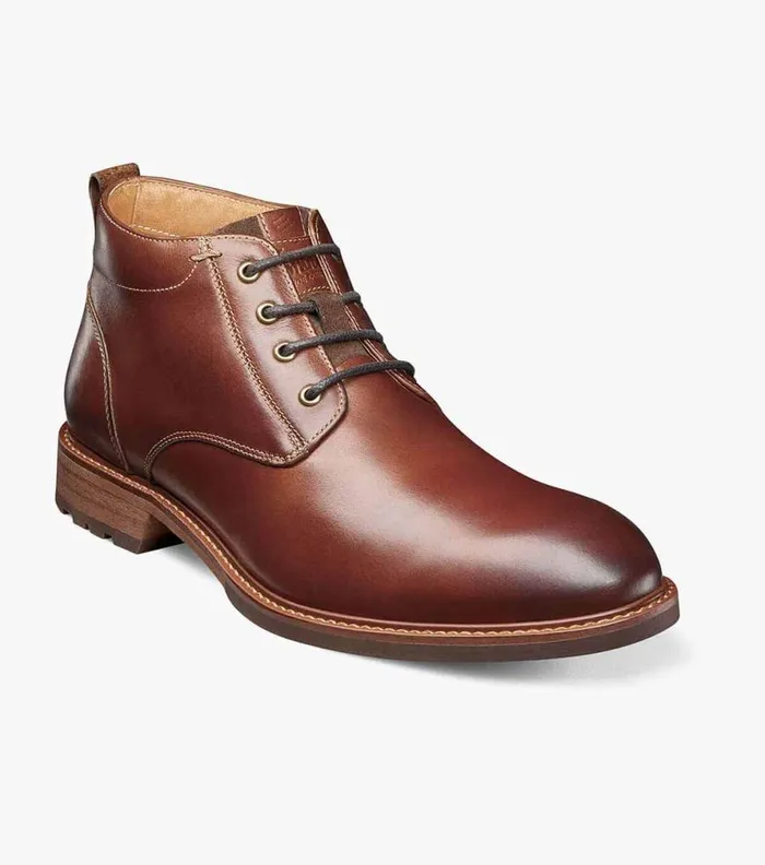 Florsheim Lodge Plain Toe Chukka Boot Chestnut Men Casual Shoes