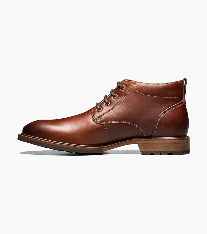 Florsheim Lodge Plain Toe Chukka Boot Chestnut Men Casual Shoes