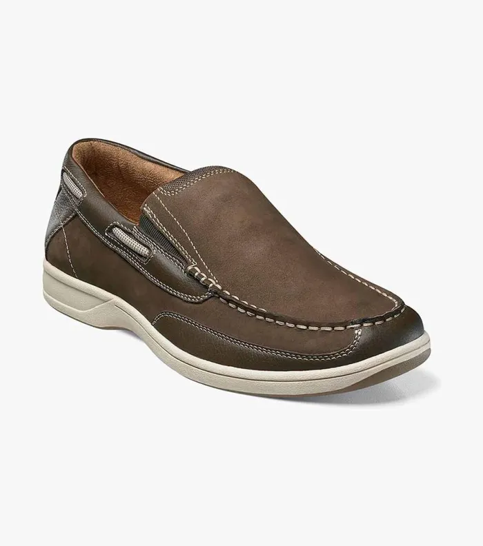 Florsheim Marina Slip On Boat Shoe Brown Men Casual Shoes