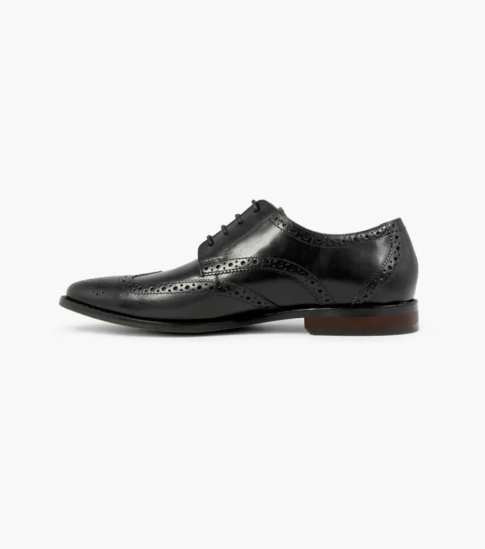 Florsheim Matera Wingtip Oxford Black Men Dress Shoes