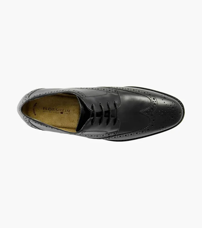 Florsheim Matera Wingtip Oxford Black Men Dress Shoes