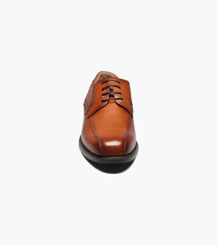 Florsheim Midtown Bike Toe Oxford Cognac Men Dress Shoes