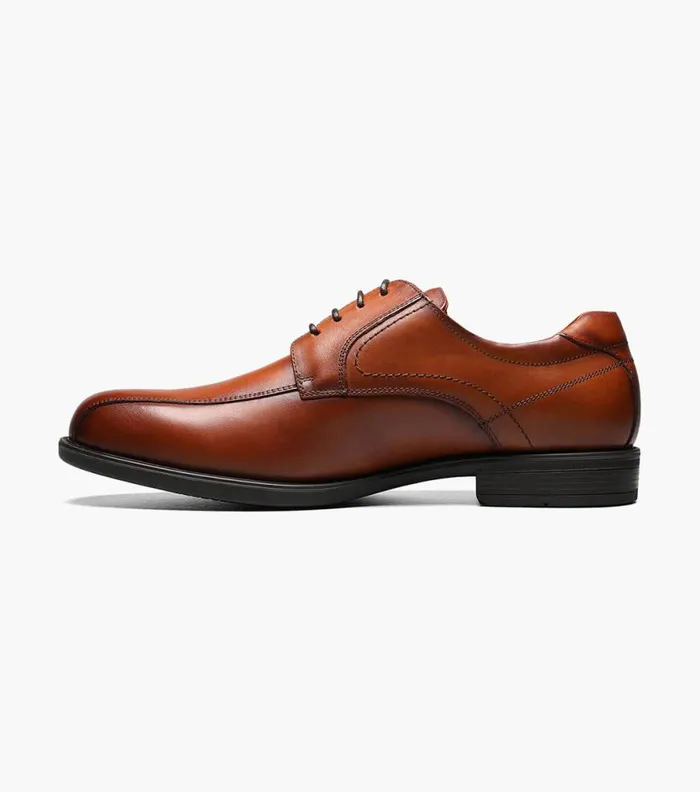 Florsheim Midtown Bike Toe Oxford Cognac Men Dress Shoes