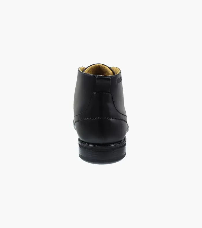 Florsheim Midtown Waterproof Plain Toe Chukka Black Men Dress Shoes