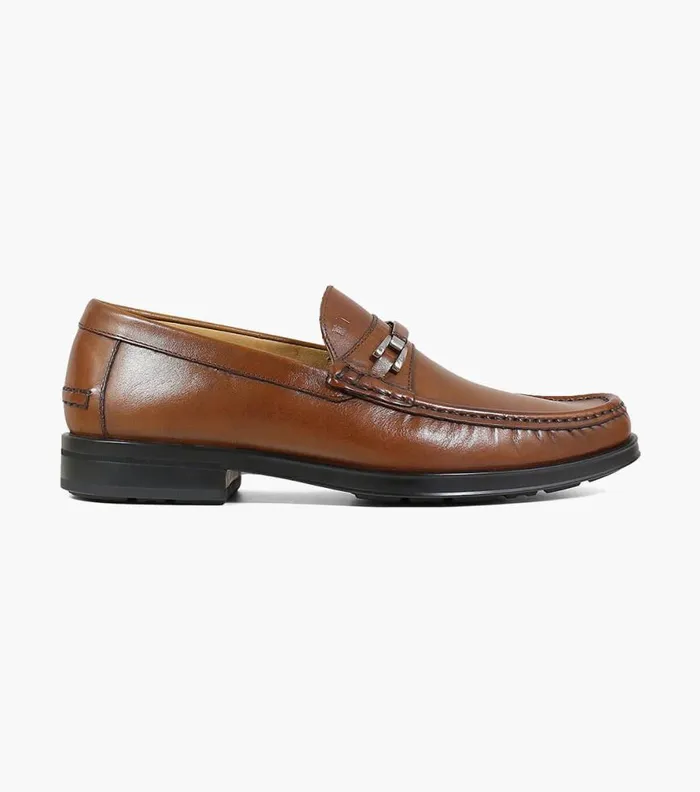 Florsheim Palace Moc Toe Bit Loafer Tan Men Dress Shoes