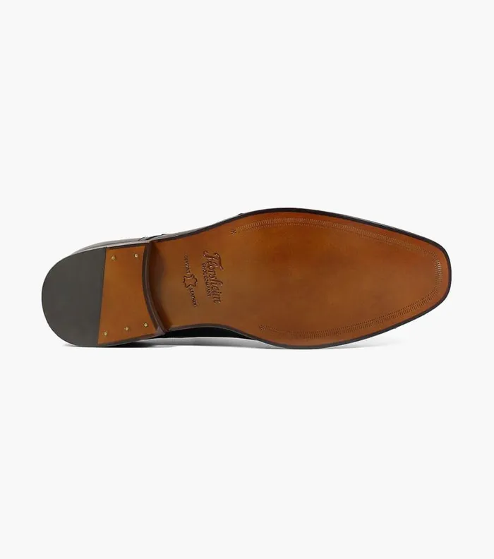 Florsheim Palermo Cap Toe Monk Strap Black Men Dress Shoes